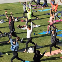 Outdoor Moon Magic Flow with YogaSix at Ivy Station