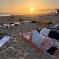 New Moon Manifestation Sunset Sound Bath at Will Rogers State Beach