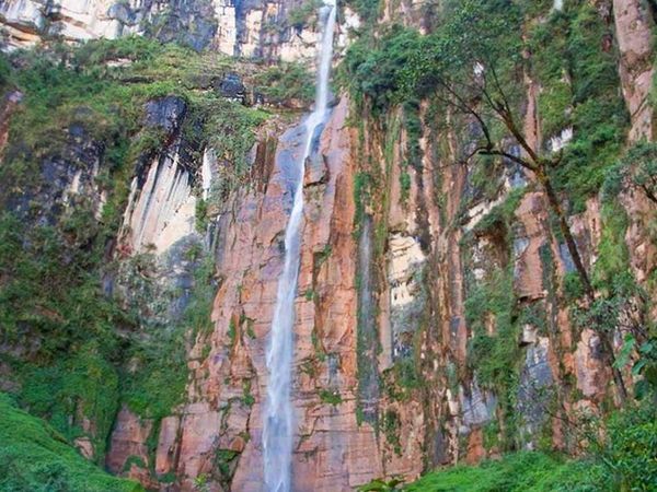 Waterfall hike in the Sacred Valley