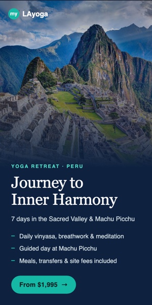 7-Day Sacred Valley Yoga Retreat in Peru — daily yoga near Machu Picchu, from $1,995